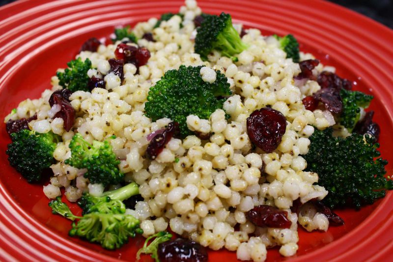 Gluten Free Sorghum Broccoli Salad