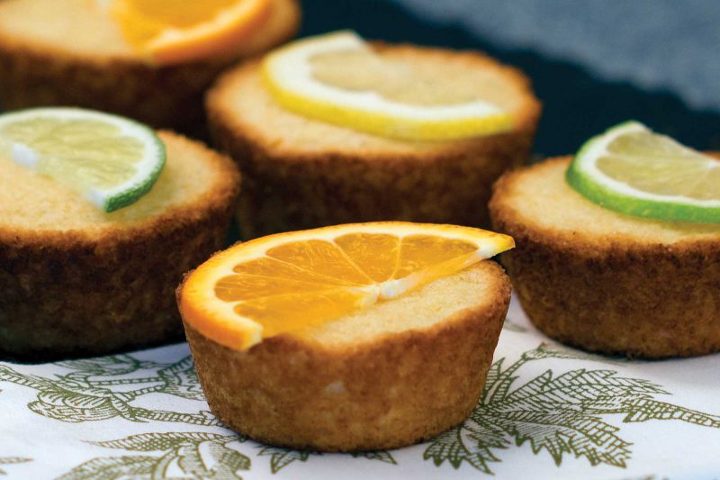 Gluten Free Citrus Tea Cakes