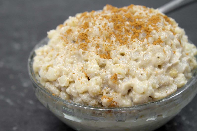 Gluten Free Pearled Sorghum Grain Pudding