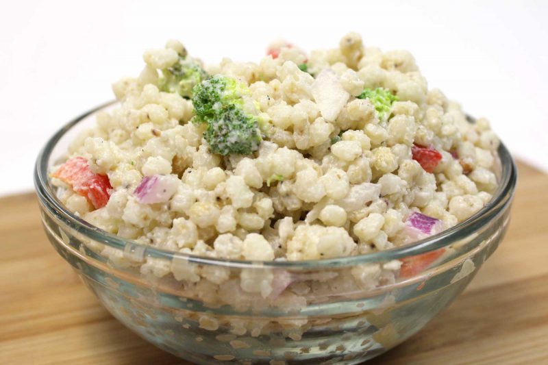 Gluten Free Pearled Sorghum Grain Summer Salad