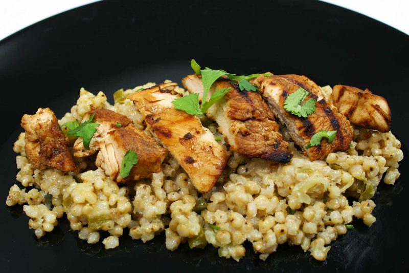 Gluten Free Lemon Chicken Sorghum Pilaf