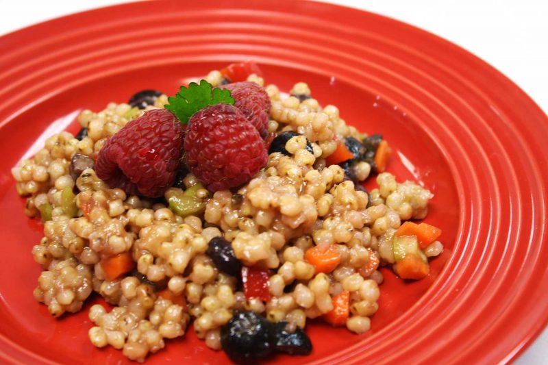 Gluten Free Sorghum Raspberry Salad Recipe