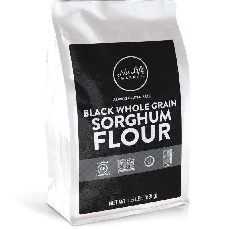 Gluten Free Black Whole Grain Sorghum Flour