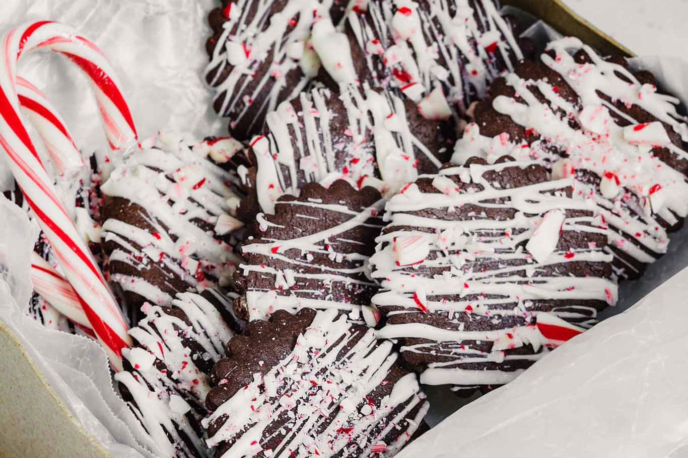 Gluten Free Crisp Chocolate Peppermint Cookies Nu Life Market