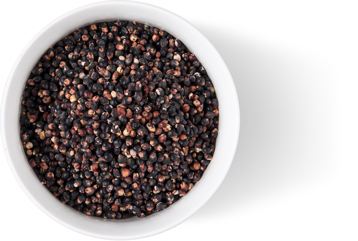 Bowl Black Whole Sorghum Grain