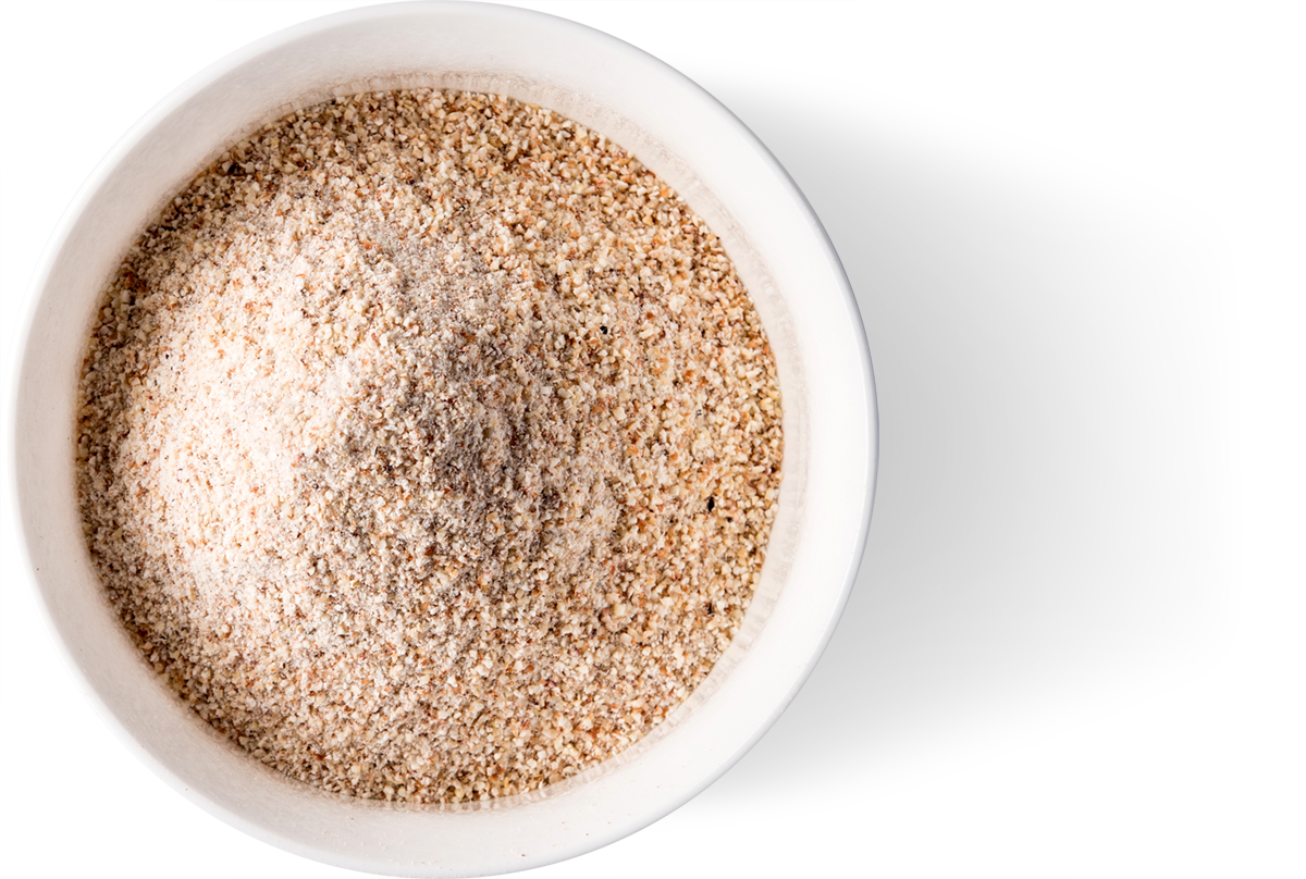 Bowl Burgundy Waxy Pearled Grain Meal