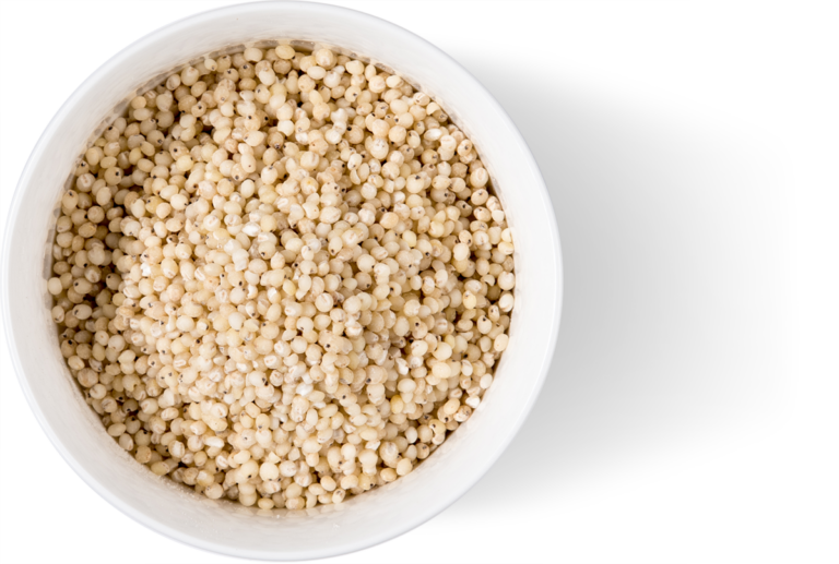 Bowl Pearled Sorghum Grain