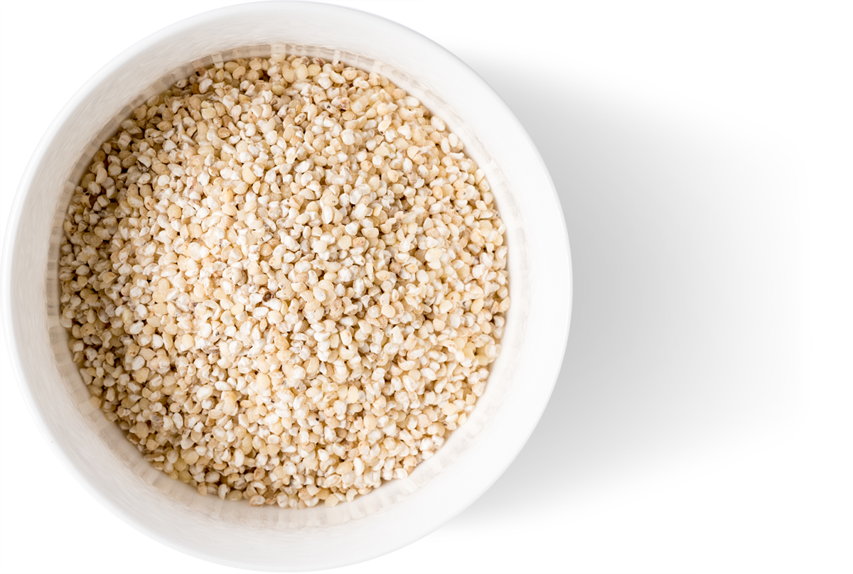 Bowl White Cut Sorghum Grain