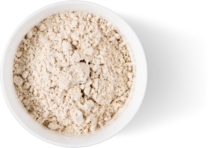 Bowl White Whole Grain Flour