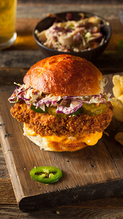 Gluten Free Smartfry Chicken Sandwich